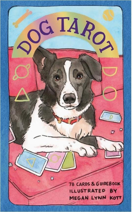 Dog Tarot Deck – Classic Tarot Cards with Dog-Themed Illustrations, 78 Cards & Guidebook