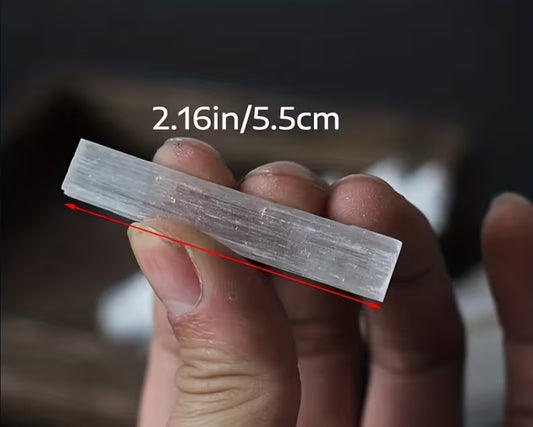 Selenite Crystal Bundle — Altar, Ritual & Sacred-Space Stones | Morrigu Star