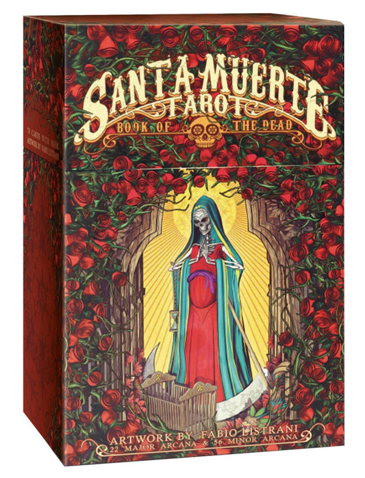 Santa Muerte Tarot Deck and Mini Edition – Day of the Dead Symbolism, Gothic Mexican Art