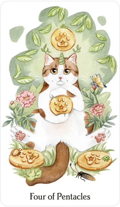 Caticorn Tarot Deck – Whimsical Cat Unicorn Tarot Cards with Guidebook | Magical Divination Deck