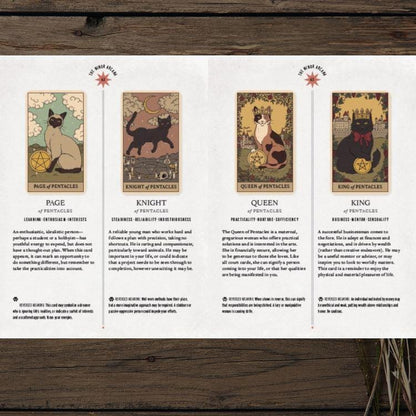 Cats Rule the Earth Tarot Deck | 78-Card Cat Tarot with Guidebook | New Edition