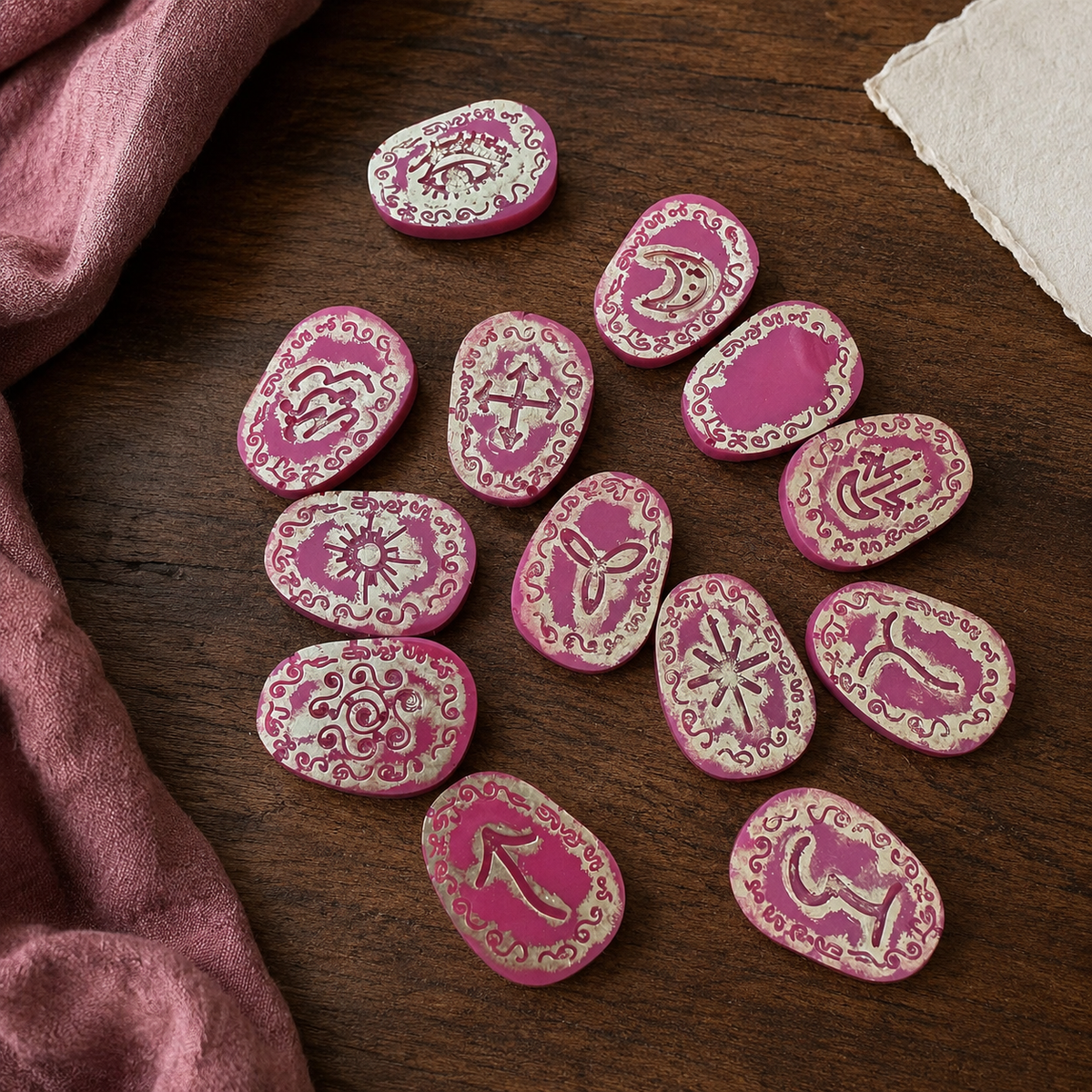 The Rose Veil — Handmade Witch Runes