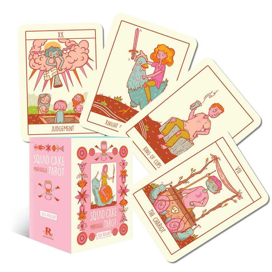 Squid Cake Marseille Tarot Deck | Whimsical & Colorful Tarot Cards