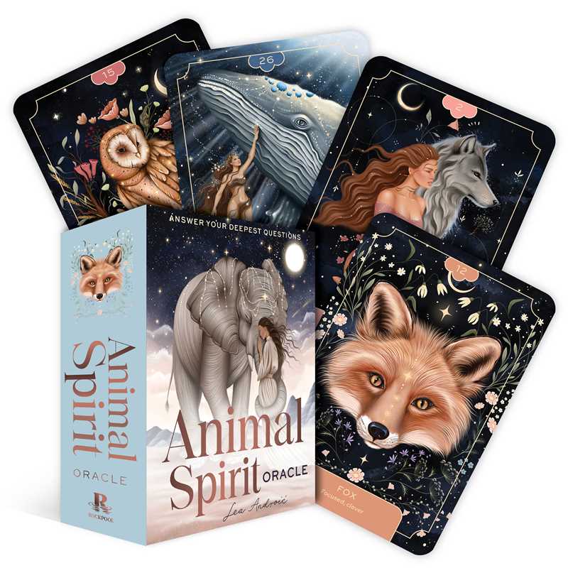 Animal Spirit Oracle by Lea Androic – Intuition, Shadow Work & Spirit Animal Guidance Deck
