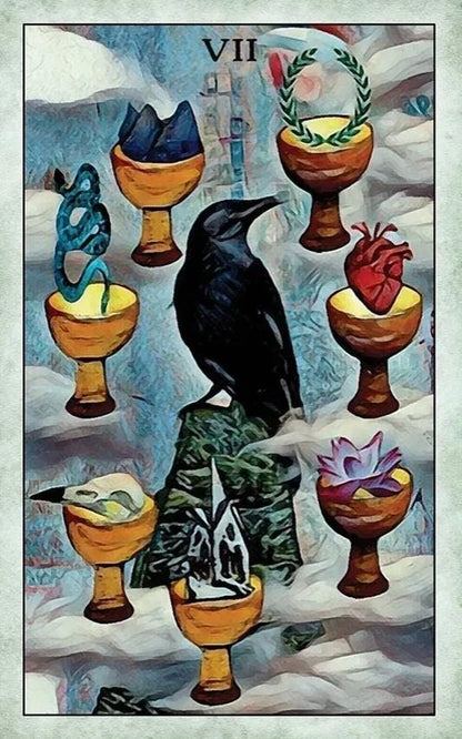 Crow Tarot – Original 78-Card Deck with Guidebook – Raven & Crow Symbolism, Rider-Waite Inspired