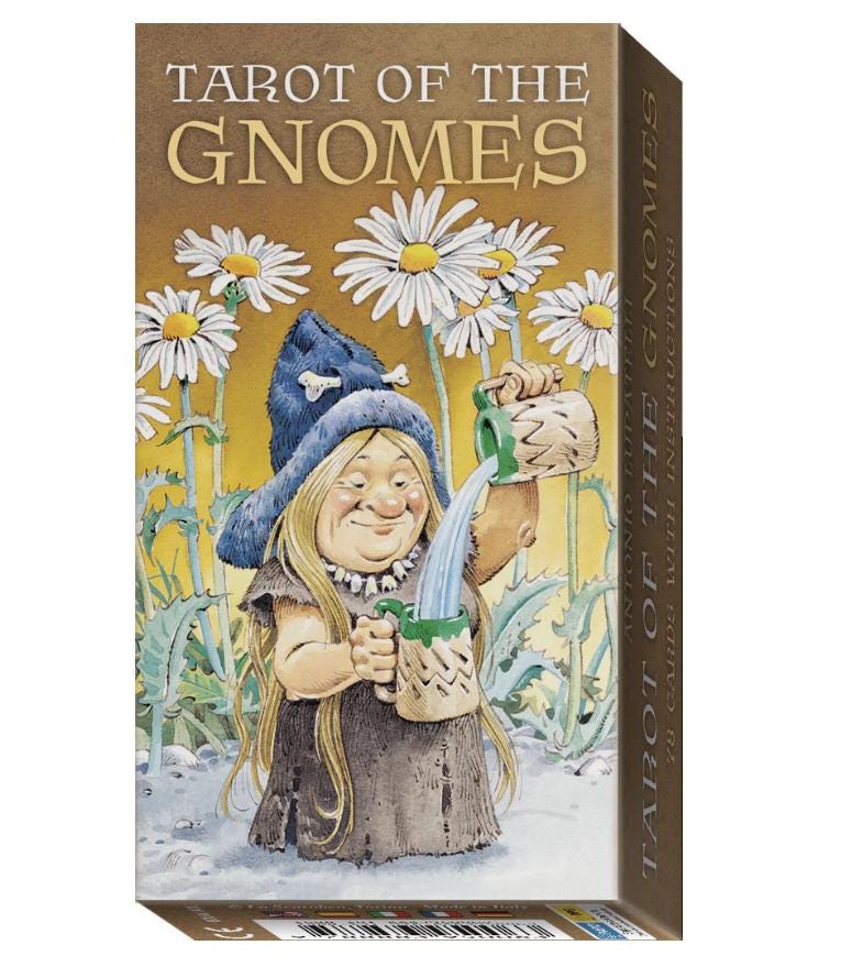 Tarot of the Gnomes – Whimsical Fantasy Tarot Deck with Magical Gnome Wisdom | 78 Cards