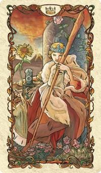 Mucha Tarot Deck – Art Nouveau Tarot Cards Inspired by Alphonse Mucha | Elegant Divination Deck