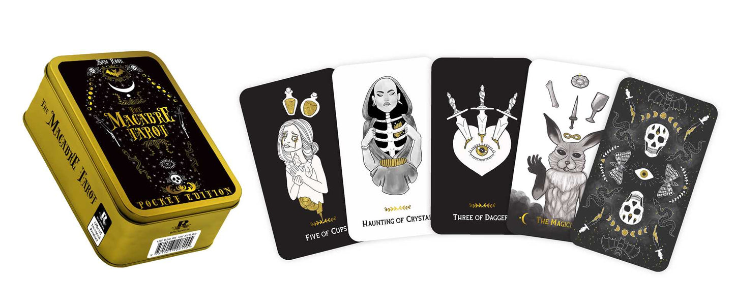 Macabre Tarot Pocket Tin Edition – Sam Rook | Dark Tarot Deck