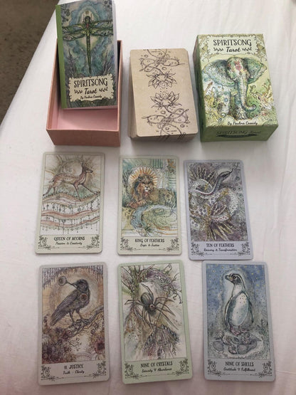Spiritsong Tarot – Shamanic Animal Spirit Tarot Deck with Guidebook | Paulina Cassidy