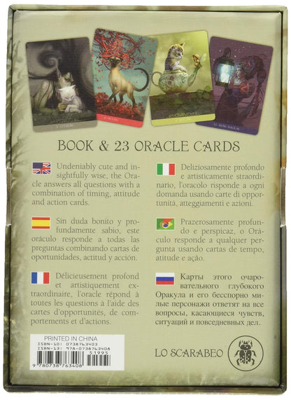 Barbieri Fantasy Cats Oracle – 23-Card Oracle Deck + Guidebook | Paolo Barbieri | Lo Scarabeo