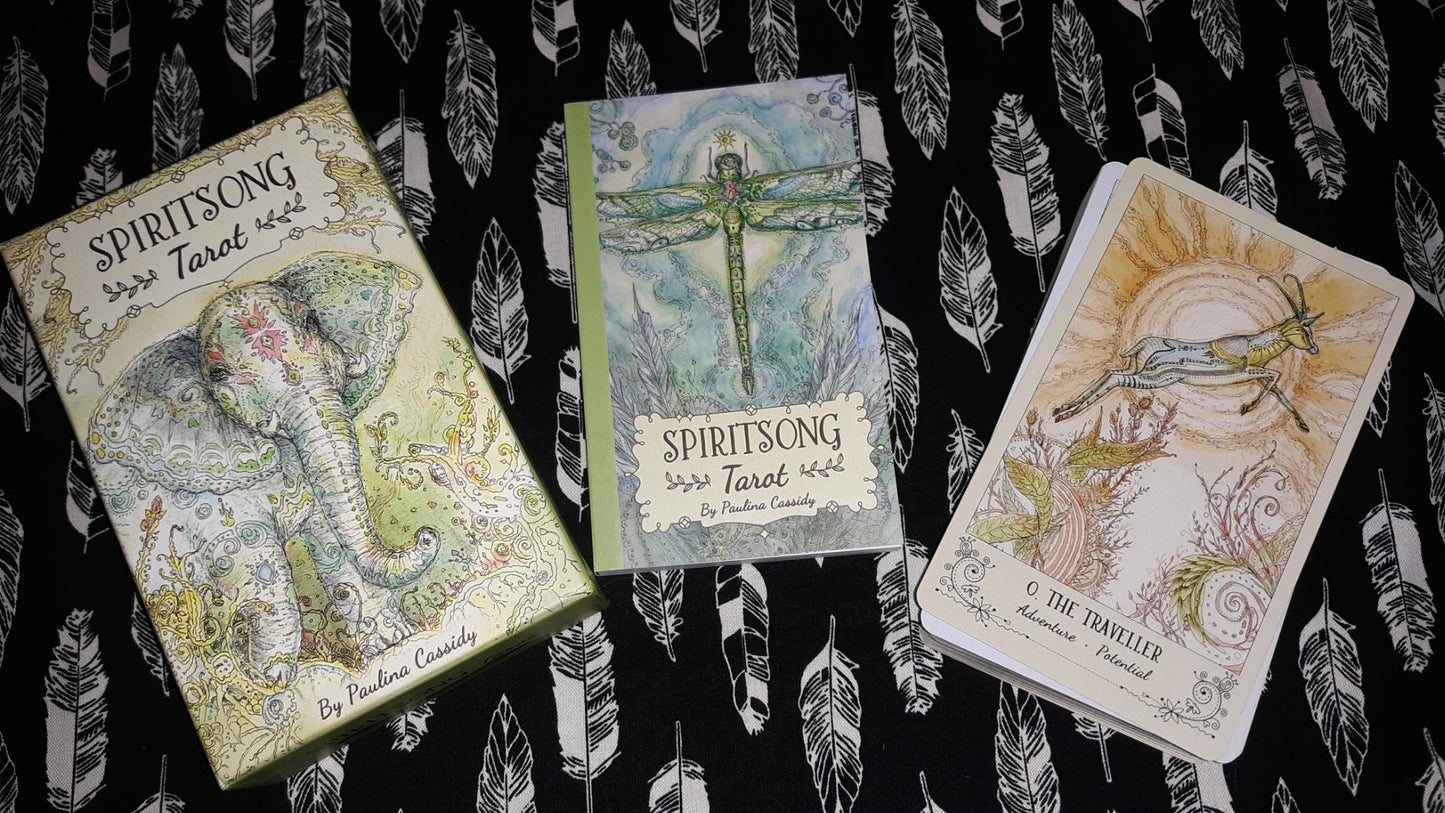 Spiritsong Tarot – Shamanic Animal Spirit Tarot Deck with Guidebook | Paulina Cassidy