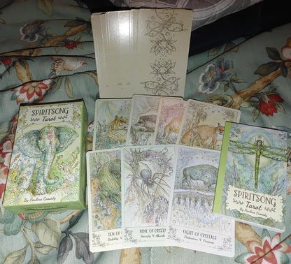 Spiritsong Tarot – Shamanic Animal Spirit Tarot Deck with Guidebook | Paulina Cassidy