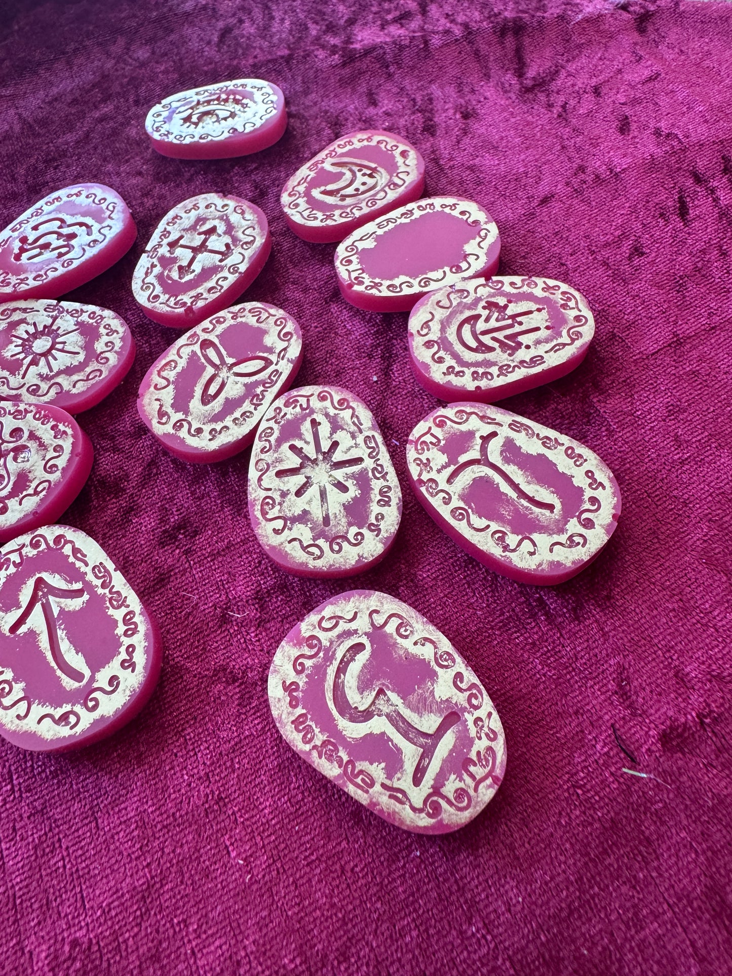 The Rose Veil — Handmade Witch Runes