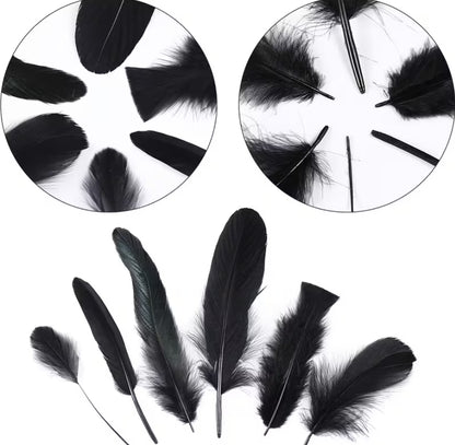 Black Feather Ritual Bundle — Altar, Protection & Shadow-Work Supply | Morrigu Star