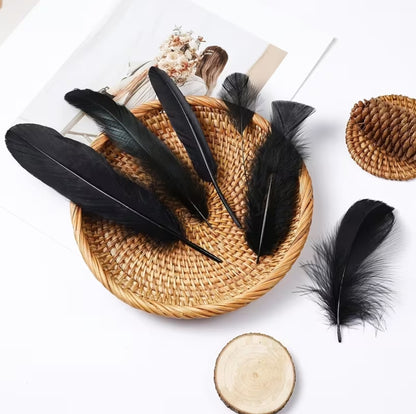 Black Feather Ritual Bundle — Altar, Protection & Shadow-Work Supply | Morrigu Star