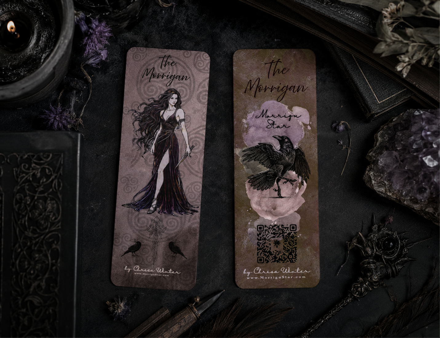 Goddess Art Bookmark by Chriss Winter | Spiritual Bookmark