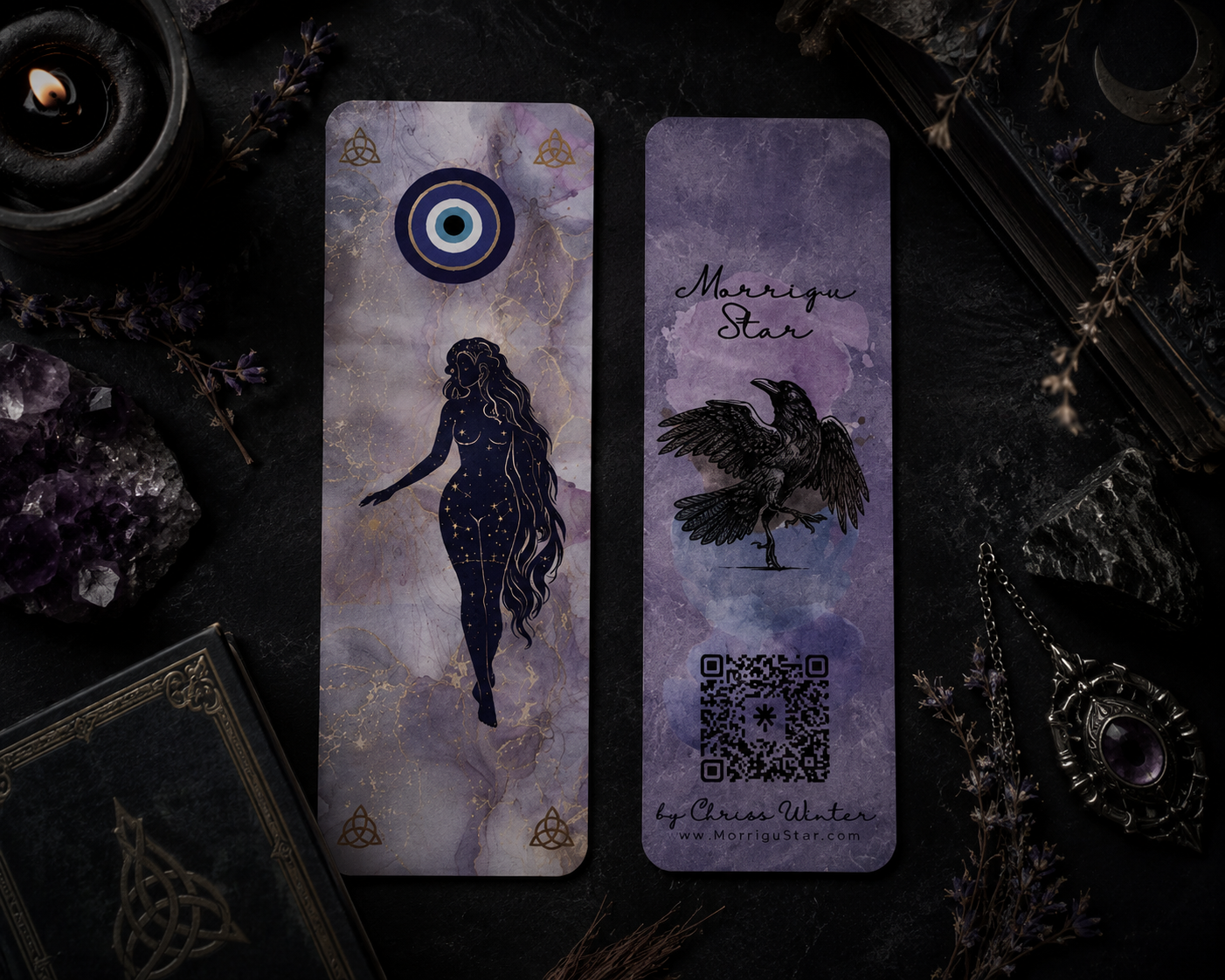 Goddess Art Bookmark by Chriss Winter | Spiritual Bookmark
