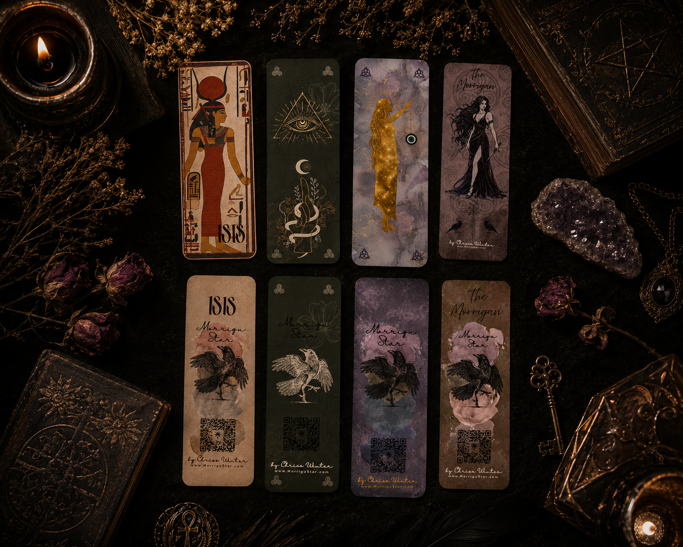 Goddess Art Bookmark by Chriss Winter | Spiritual Bookmark