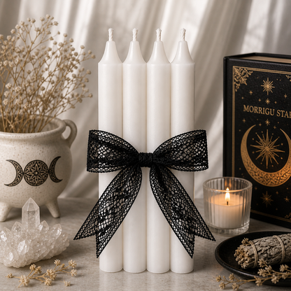 Ritual Candle Set (4 Pack) – Single Color Intention Candles | Morrigu Star