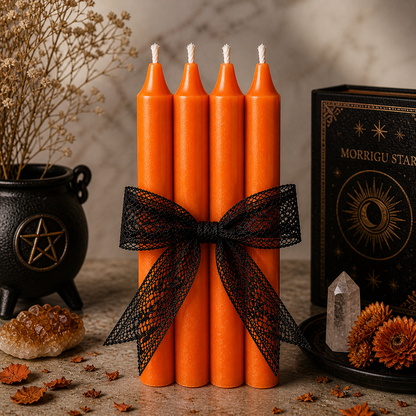 Ritual Candle Set (4 Pack) – Single Color Intention Candles | Morrigu Star