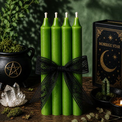 Ritual Candle Set (4 Pack) – Single Color Intention Candles | Morrigu Star