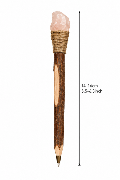 Crystal Branch Writing Pen — Mystical Stationery & Grimoire Accessory | Morrigu Star