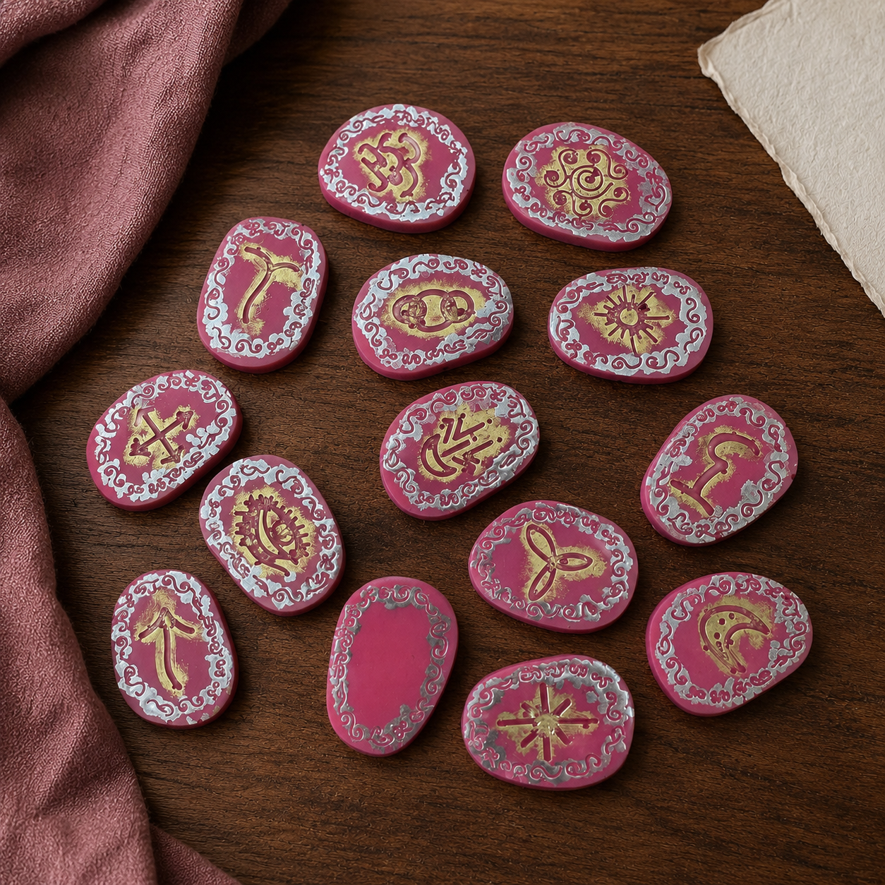 The Rose Veil — Handmade Witch Runes