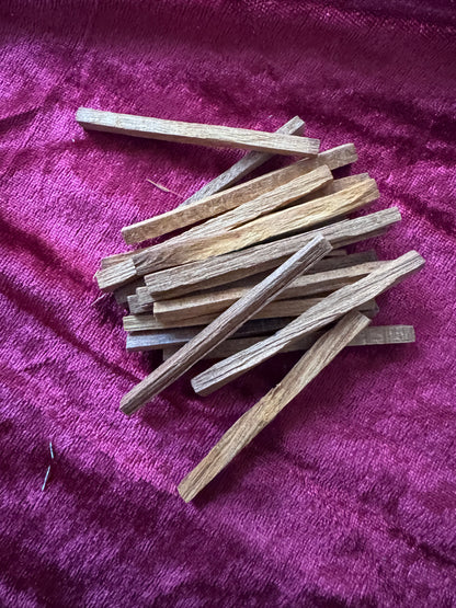 Natural Sandalwood Sticks — Ritual Wood & Altar Supply