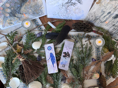 Goddess Art Bookmark by Chriss Winter | Spiritual Bookmark