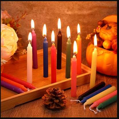 Assorted Ritual Candles — 10 Color Intention Set | Morrigu Star