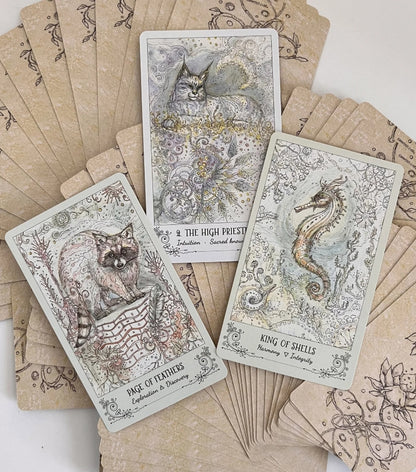 Spiritsong Tarot – Shamanic Animal Spirit Tarot Deck with Guidebook | Paulina Cassidy