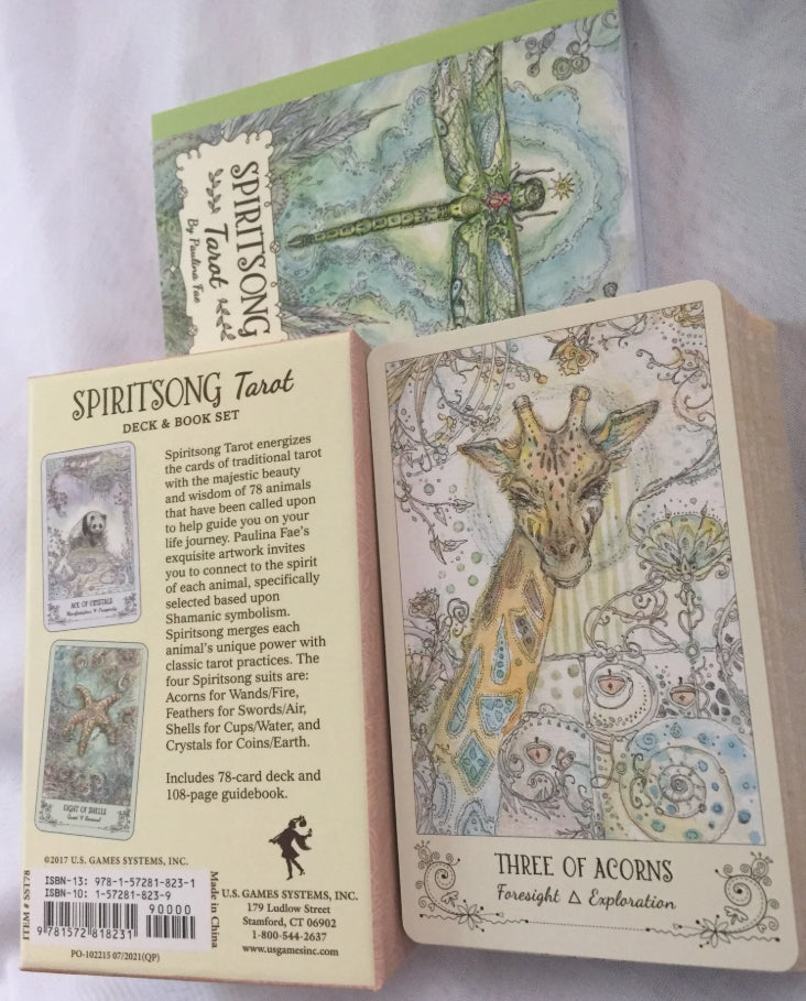 Spiritsong Tarot – Shamanic Animal Spirit Tarot Deck with Guidebook | Paulina Cassidy