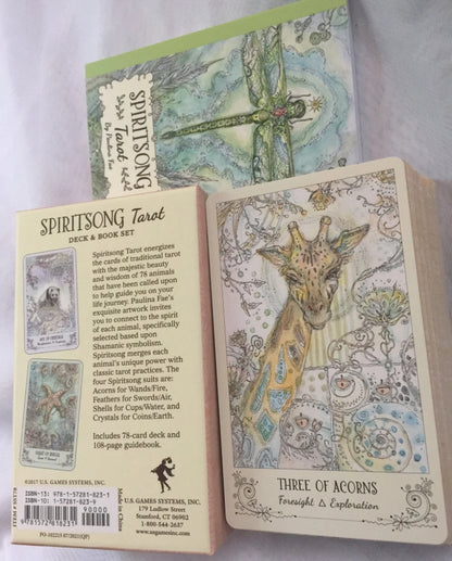 Spiritsong Tarot – Shamanic Animal Spirit Tarot Deck with Guidebook | Paulina Cassidy