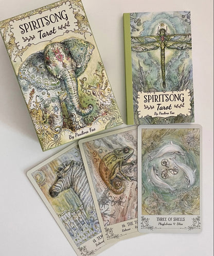 Spiritsong Tarot – Shamanic Animal Spirit Tarot Deck with Guidebook | Paulina Cassidy
