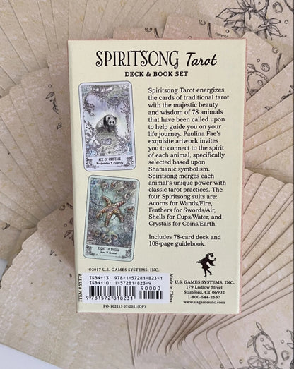 Spiritsong Tarot – Shamanic Animal Spirit Tarot Deck with Guidebook | Paulina Cassidy