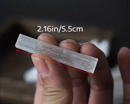 Selenite Crystal Bundle — Altar, Ritual & Sacred-Space Stones | Morrigu Star