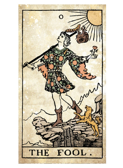 Vintage Tarot Deck – Linen-Finish Antique Style 78-Card Rider-Waite Inspired Tarot by Waite & Smith