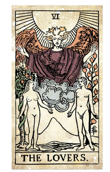 Vintage Tarot Deck – Linen-Finish Antique Style 78-Card Rider-Waite Inspired Tarot by Waite & Smith