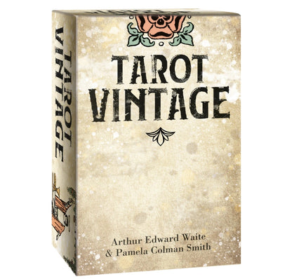 Vintage Tarot Deck – Linen-Finish Antique Style 78-Card Rider-Waite Inspired Tarot by Waite & Smith
