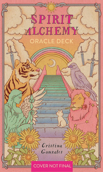 Alchemy of the Spirit Oracle Deck – Symbolic Guidance for Self-Discovery with Illustrated Guidebook