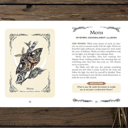The Green Witch’s Oracle Deck – With Physical Guidebook – Earth-Based Wisdom & Natural Magic