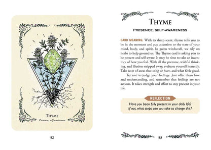 The Green Witch’s Oracle Deck – With Physical Guidebook – Earth-Based Wisdom & Natural Magic