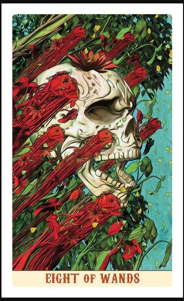 Santa Muerte Tarot Deck and Mini Edition – Day of the Dead Symbolism, Gothic Mexican Art