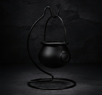 Mini Cauldron Hanging Display Set — Gothic Altar & Curio Décor | Morrigu Star