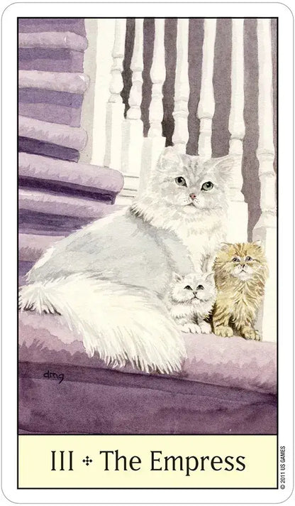 Cat’s Eye Tarot – Classic Rider-Waite Style Tarot Deck with Cats | US Games