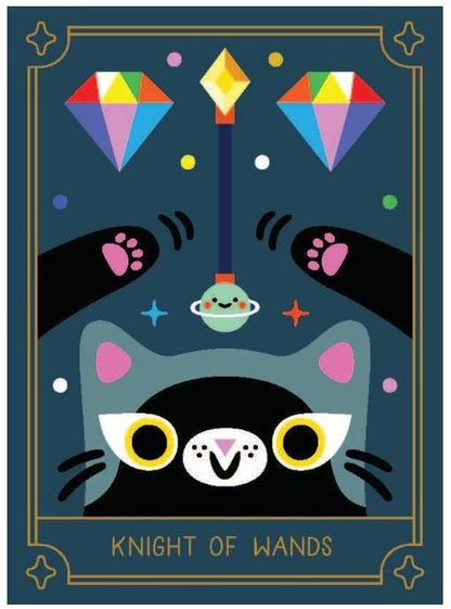 Mystic Cats Tarot – 78 Card Deck + Guidebook | Cat Tarot Cards for Intuition, Divination & Self-Care