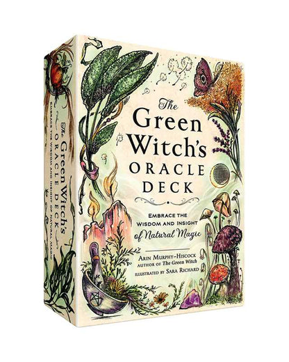 The Green Witch’s Oracle Deck – With Physical Guidebook – Earth-Based Wisdom & Natural Magic