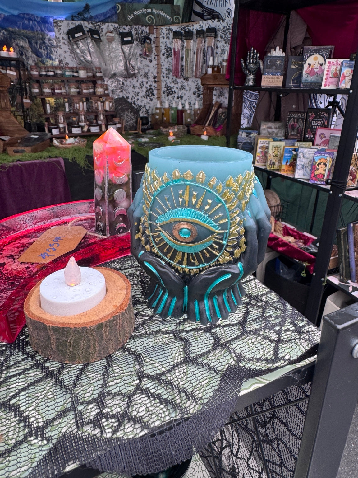 The Oracle’s Vessel hand-finished mystical eye altar vessel by Morrigu Star